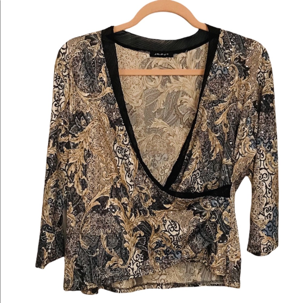 Amazing Jaipur evening dressy blouse